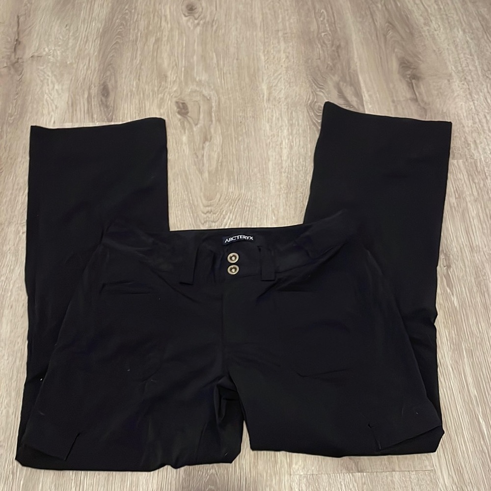 Black NYLON cargo pants